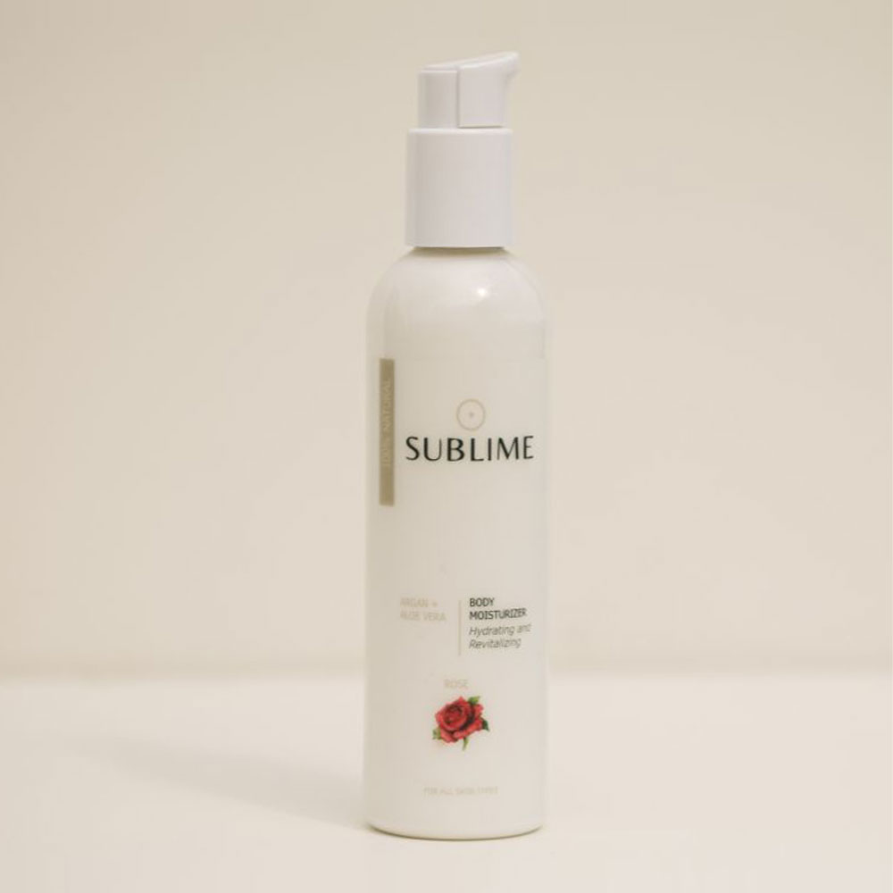body-rose Argan + Aloe Vera Body Moisturizer - Rose - Image 1